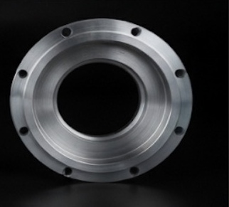 Stepped circular flange
